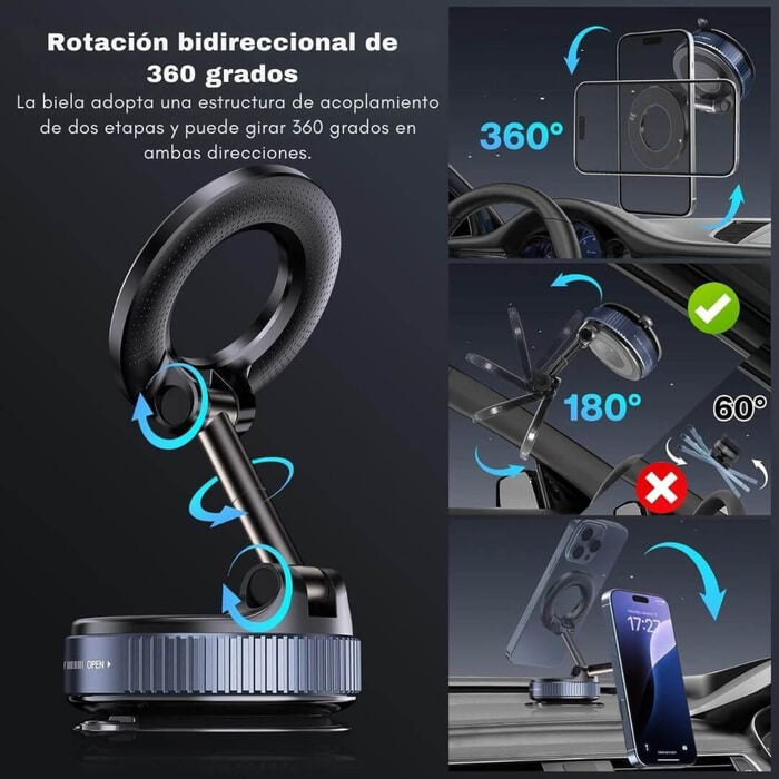 Soporte Magnético al Vacío Para Celula