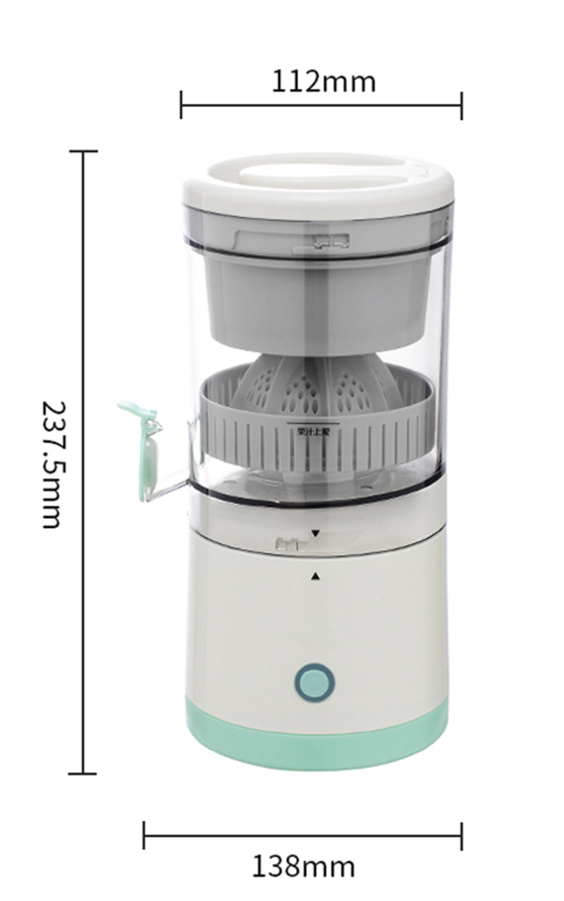 Exprimidor Eléctrico Portátil Recargable y lleva gratis Cortador de Piña